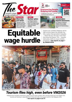 Cover of The Star Malaysia