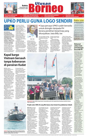 Cover of Utusan Borneo (Sabah)