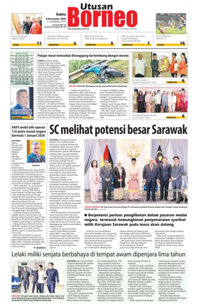 Cover of Utusan Borneo (Sarawak)