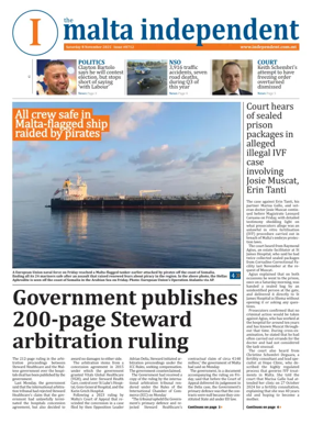 Cover of Malta Independent