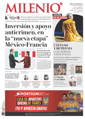 Cover of Milenio Monterrey