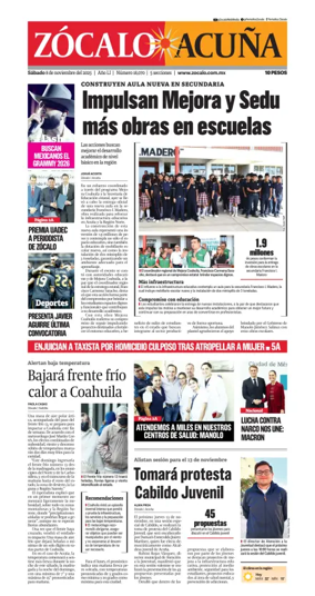 Cover of Zócalo Acuña