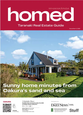 Cover of Homed Taranaki Daily News