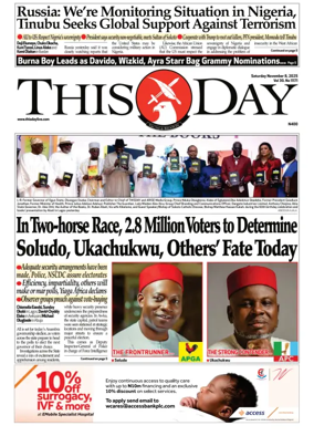 Cover of THISDAY