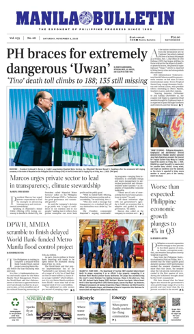 Cover of Manila Bulletin
