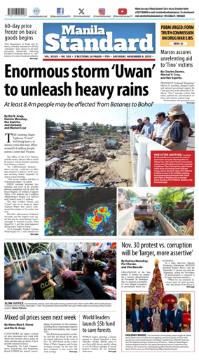 Cover of Manila Standard