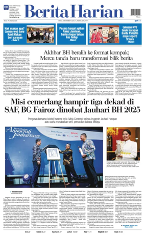 Cover of Berita Harian
