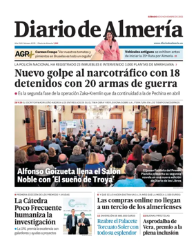 Cover of Diario de Almeria