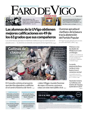 Cover of Faro de Vigo (Ourense)