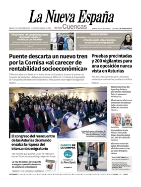 Cover of La Nueva España (Cuencas)