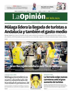 Cover of La Opinión de Málaga