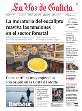 Cover of La Voz de Galicia (Carballo)