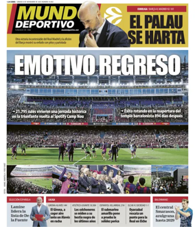 Cover of Mundo Deportivo (At. Madrid)