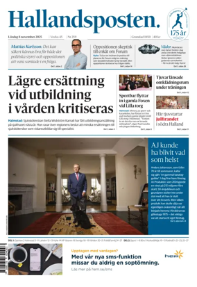 Cover of Hallandsposten
