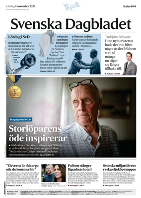 Cover of Svenska Dagbladet