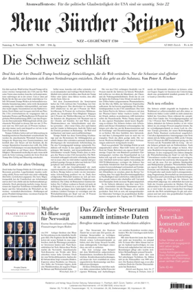 Cover of Neue Zürcher Zeitung