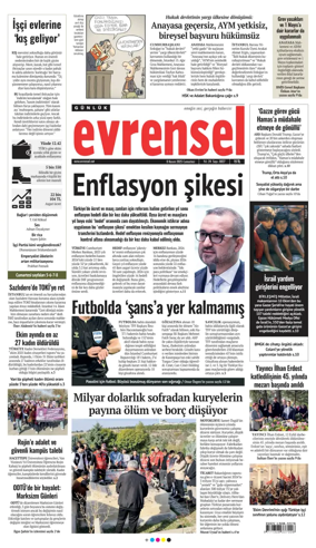 Cover of Evrensel Gazetesi