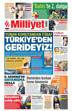 Cover of Milliyet