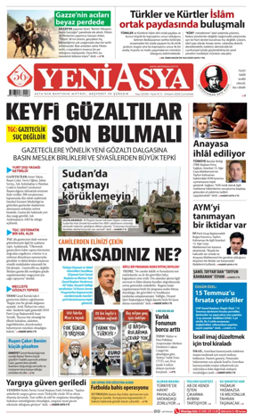 Cover of Yeni Asya