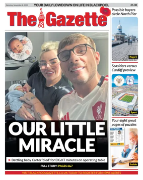 Cover of Blackpool Gazette