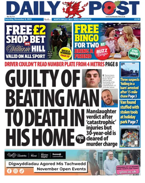 Cover of Daily Post (North Wales)