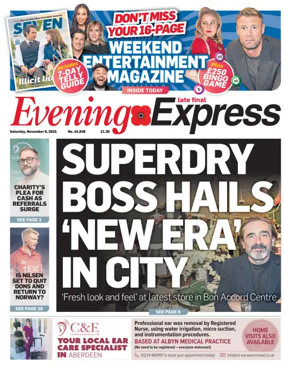 Cover of Evening Express (Extra Edition)