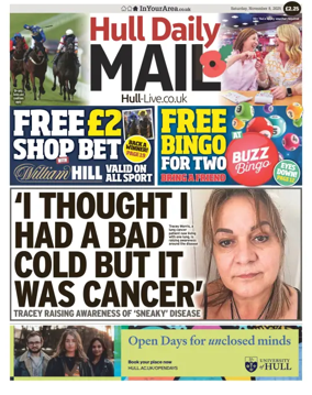 Cover of Hull Daily Mail