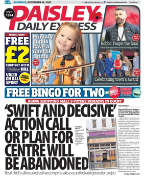 Cover of Paisley Daily Express