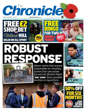 Cover of The Chronicle (South Tyneside and Durham)