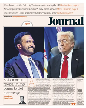 Cover of The Guardian e-paper Journal