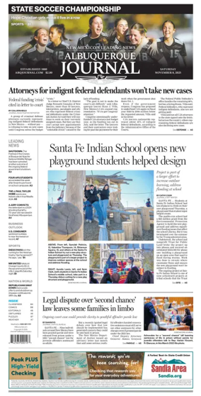 Cover of Albuquerque Journal