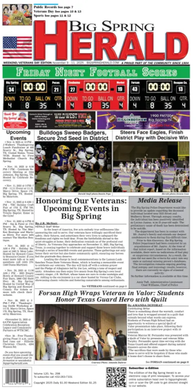 Cover of Big Spring Herald Weekend