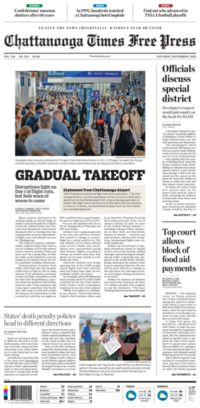 Cover of Chattanooga Times Free Press