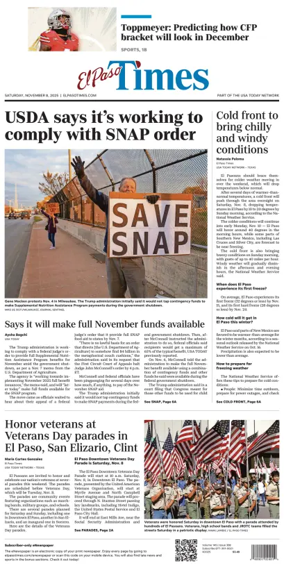 Cover of El Paso Times