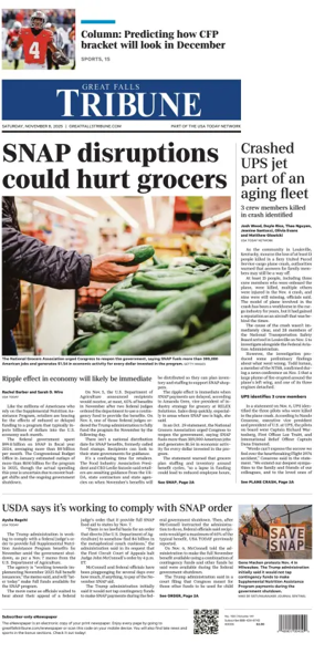 Cover of Great Falls Tribune