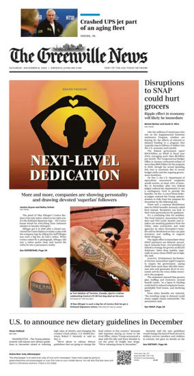Cover of The Greenville News