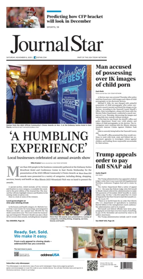 Cover of Journal Star (Peoria)