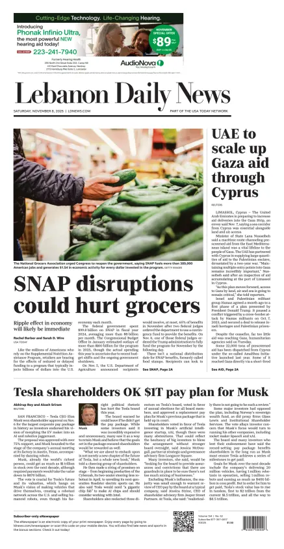 Cover of Lebanon Daily News