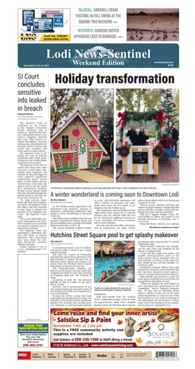 Cover of Lodi News-Sentinel