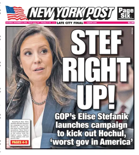 Cover of New York Post