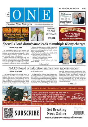 Cover of Observer News Enterprise