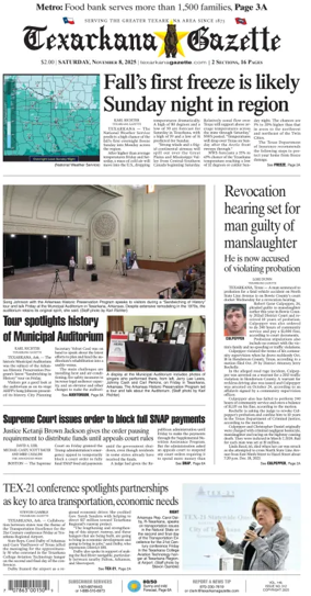 Cover of Texarkana Gazette