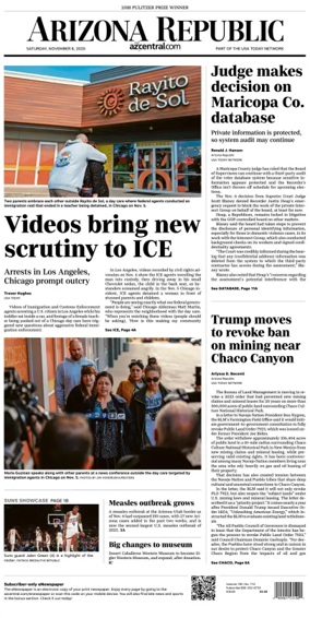 Cover of The Arizona Republic