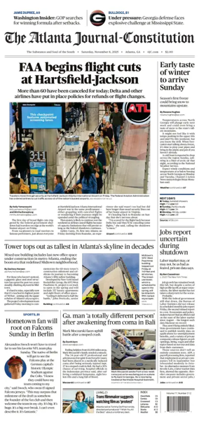 Cover of The Atlanta Journal-Constitution