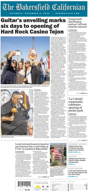 Cover of The Bakersfield Californian