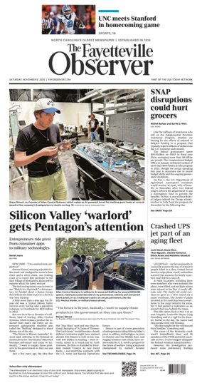 Cover of The Fayetteville Observer