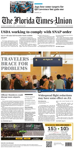 Cover of The Florida Times-Union