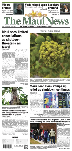 Cover of The Maui News - Weekender