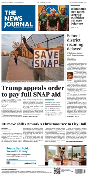 Cover of The News Journal