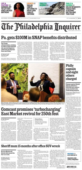 Cover of The Philadelphia Inquirer